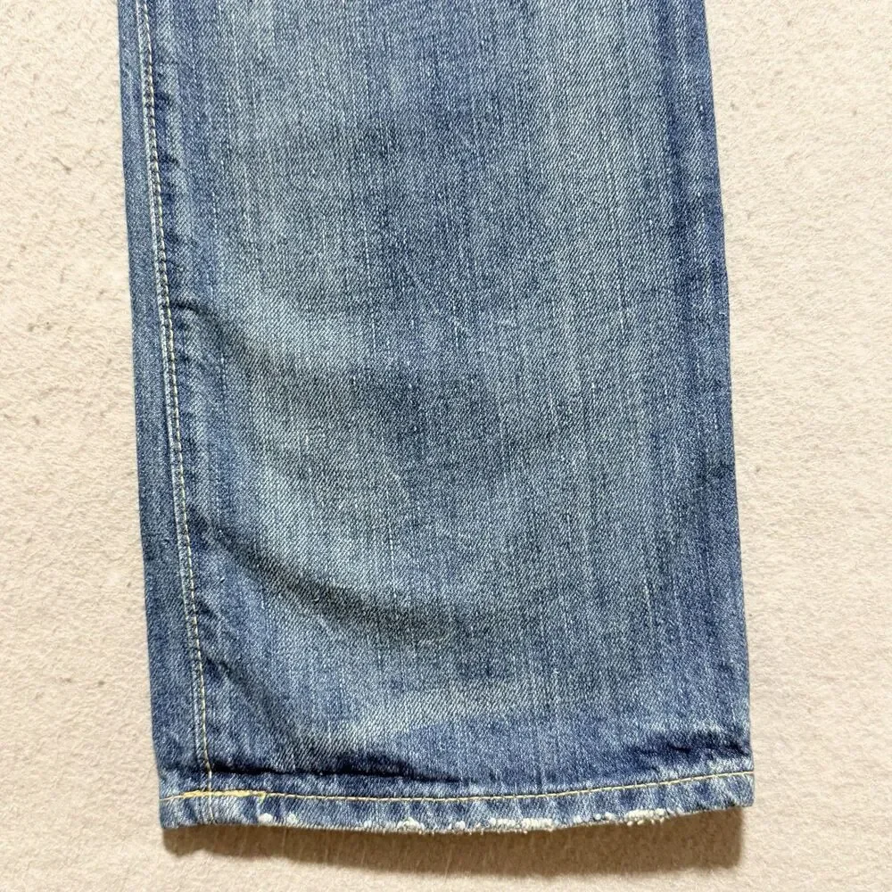Polo Ralph Lauren Jeans Mens Size 32 Blue Varick Slim Fit Denim Dark Wash